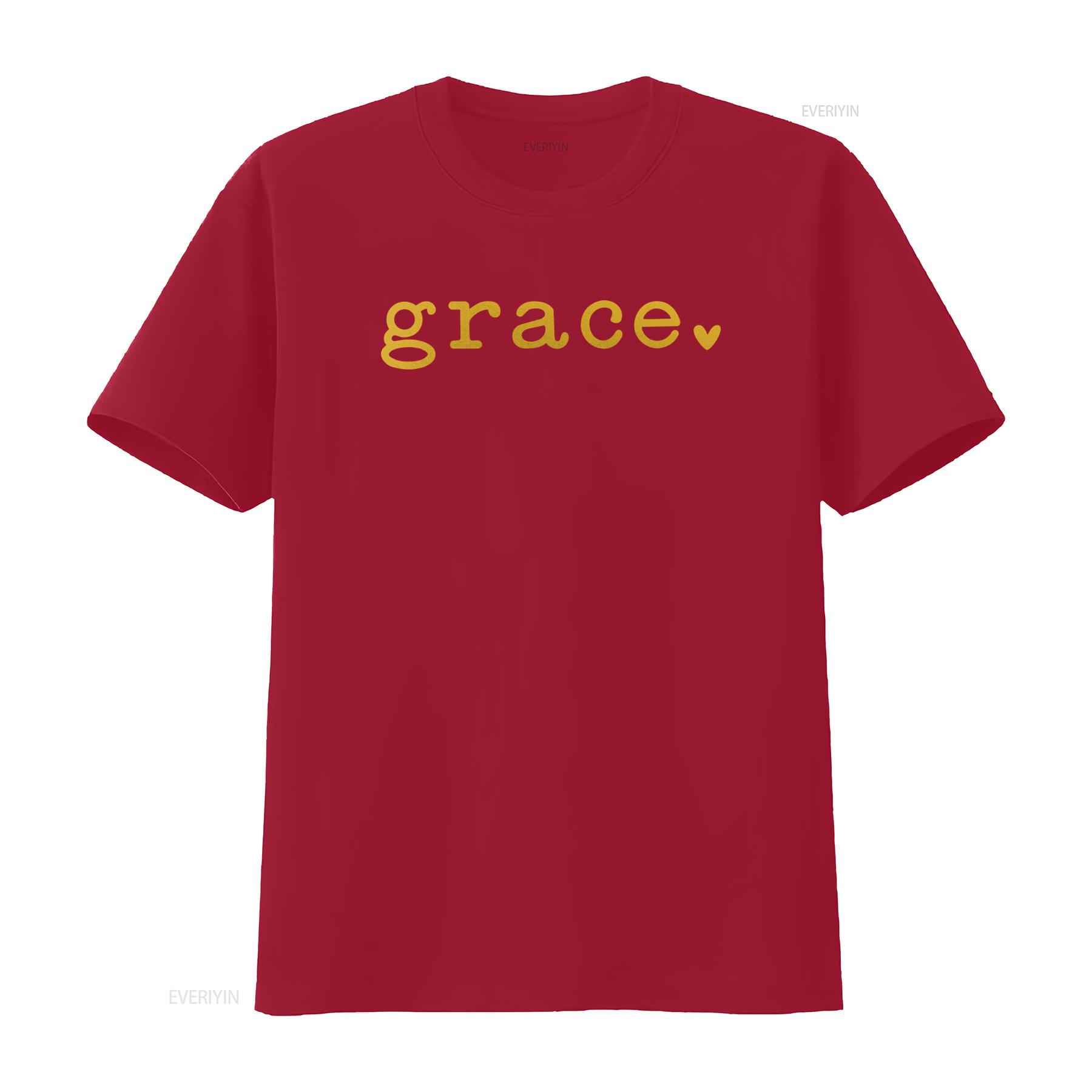 grace Christian Apparel Womens T Shirt Faith Religious Clothing Jesus Disciple Love vintage Washed Stretched Slightly graphic S