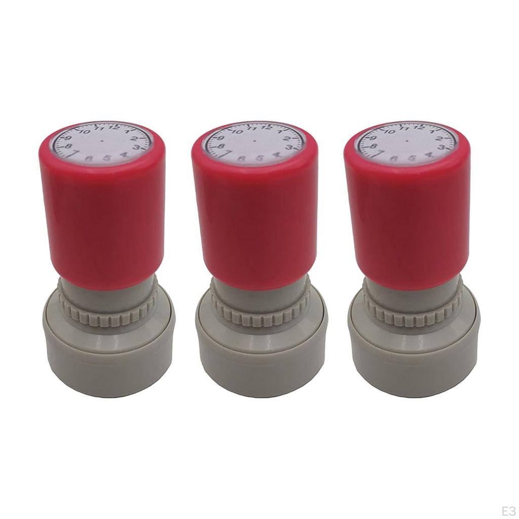 Uhr Stempel Runde Lehrer DIY Handwerk Zeit Schreibwaren Zubehör für Album Planer