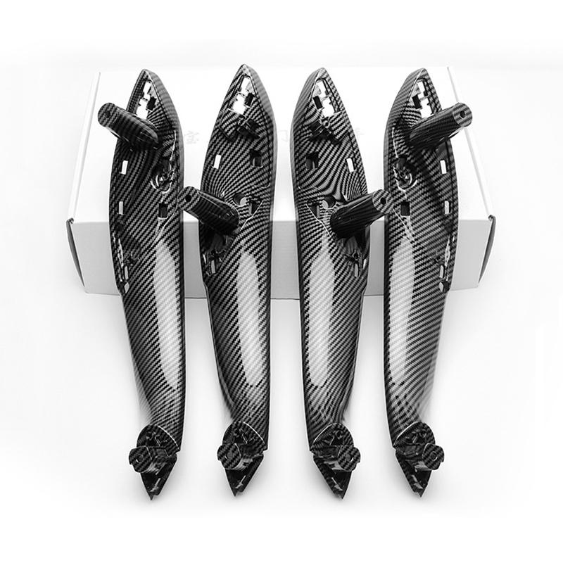 Door Inner Handle For BMW F30 F80 F32 F33 F82 F34 F35 F36 3GT 3 4 Series 2012- Carbon Fiber Interior Handle Cover Front