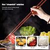 1Pair 2Colors 32Cm Long Size Deep Fry Noodle Chopsticks Food Sticks Chinese Style Lengthen Hot Pot Wooden Cooking Chopsticks