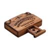 Multifunctional Miniature Wooden Spirit Board Combining Decorative Artistrys And Planchette Emotional Love Drawer Decors