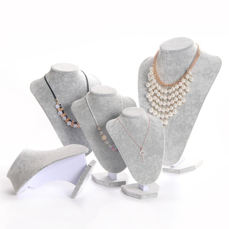 Pendant Necklace Display Stand Mannequin Jewelry Holder