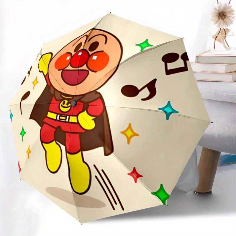 1pc Anpanman Automatic Cute Umbrella 8-Bone Design Compact Gear for Outdoor Travel, Perfect Gift for Friends or Family yy280828108