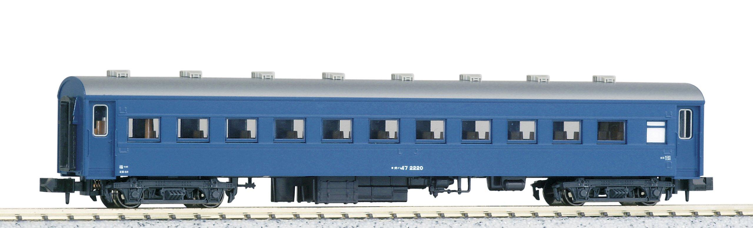 

KATO N gauge Oha 47 Blue Railway model Passenger car 5135-2