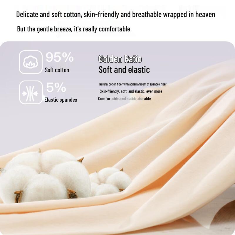 Maoren Women's High-Waist Tummy Control Cotton Briefs