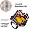 Lunchväska för kvinnor Leopardtryck Cheetah Lunchlåda Kylväska Tote för vuxna Barn Arbete Kontor Skola Picknick Återanvändbar