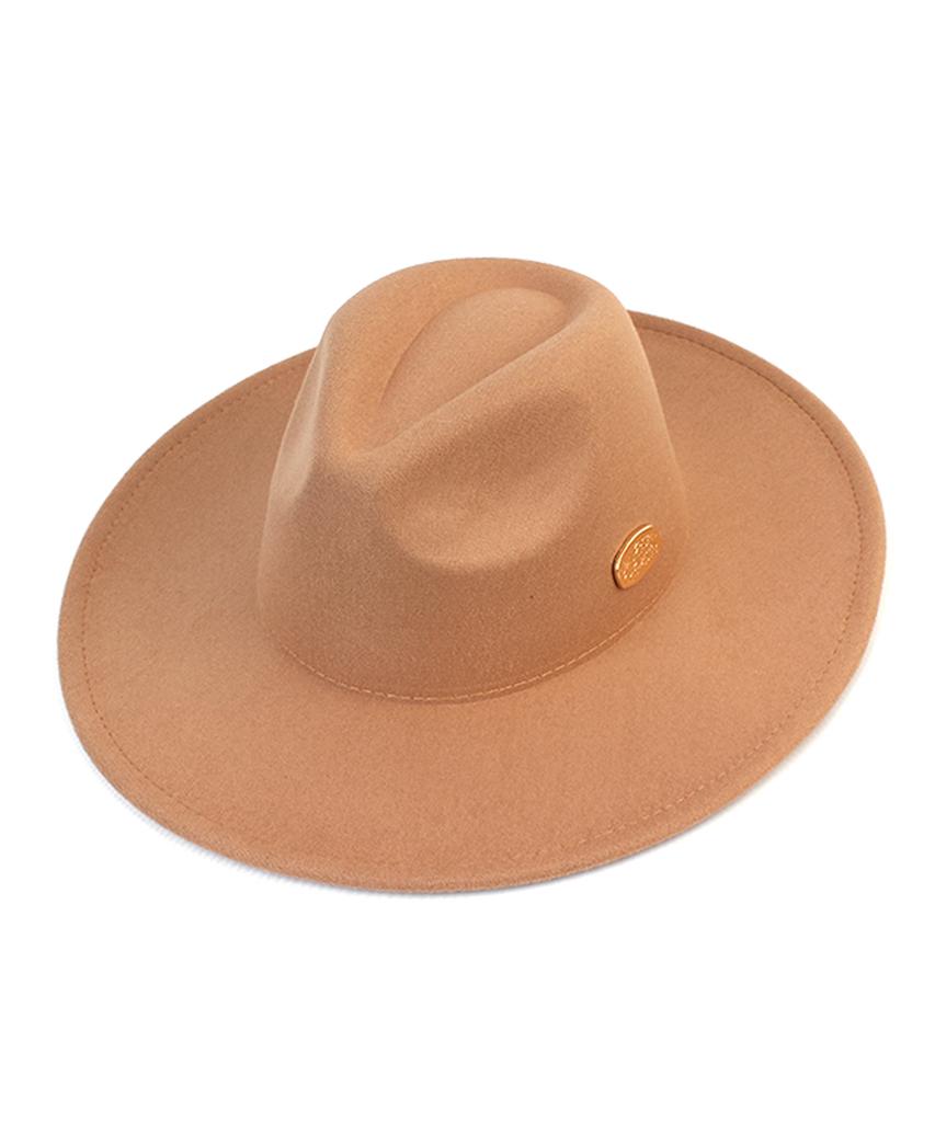 Yunibeosyeolkemiseuteuli Hard Wool Beige Fedora
