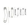 Versatile 160pcs Curved Safety Pins Stainless Steel Quilting Basting Pins with Plastic Storage Box Art And Craft Tools