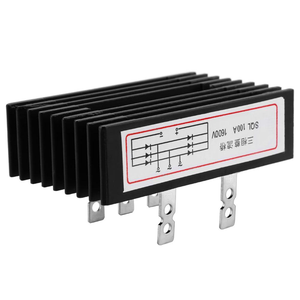 Bridge Rectifier Diode Rectifier Diode Bridge Three-Phase Rectifier SQL100A 1600V Three-Phase Diode Bridge Rectifier AC to DC