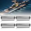 1-4Pcs 42LED Yacht Underwater Light Stainless Steel Marine Navigation Light IP68 Waterproof Marine Boat Lamp Yacht Accessories