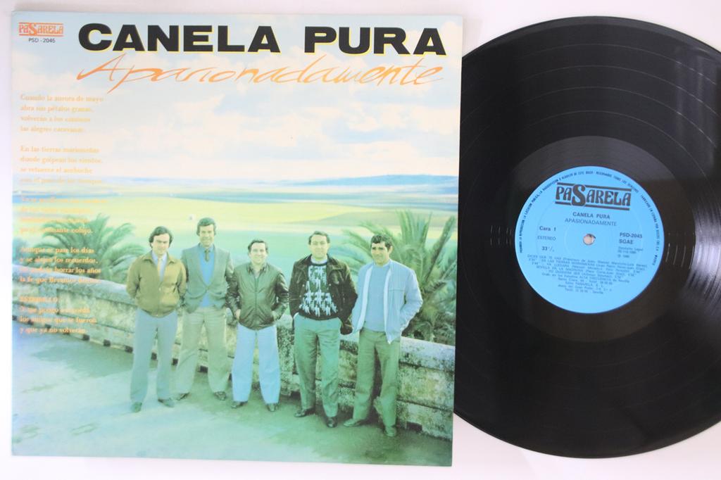 LP Record CANELA PURA - Apasionadamente PSD2045 PASARELA Spain Latin Used