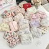 Cute Cartoon Floral Quilted Multifunctional Bag: Organizer, Document Holder, Coin Purse, Card Holder