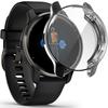 2-in-1 Case with Silicone Screen Protector for Garmin Venu 2 Plus, Black