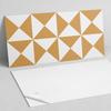 Panel Dekoracyjny Winylowy Samoprzylepny Z Nadrukiem 120X60 Cm Geometryczny Wzór Trójkątów