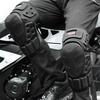Wosawe Equipamento de proteção para motocicletas Motocross Joelheiras Protetor de ciclismo Joelheiras Suporte ajustável para canela