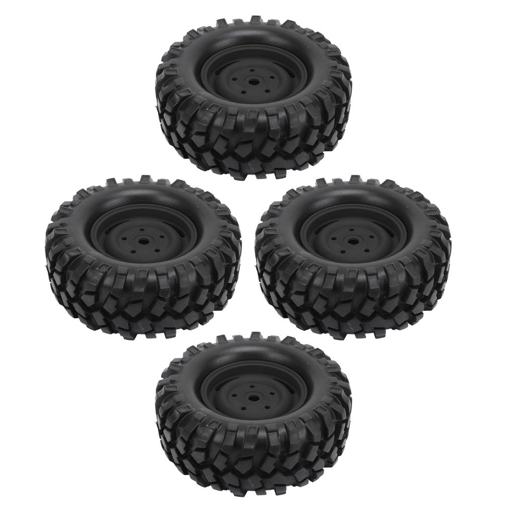 4PCS RC Wheel Tires Rubber Tyre Replacement for Climbing Vehicle Off Road Car 96MM Diameter