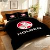 Holden Pattern Bedding Quilt Set Quilt Cover Pillowcase Home Birthday Gift(1 * duvet cover + 2 * pillowcase, without core)