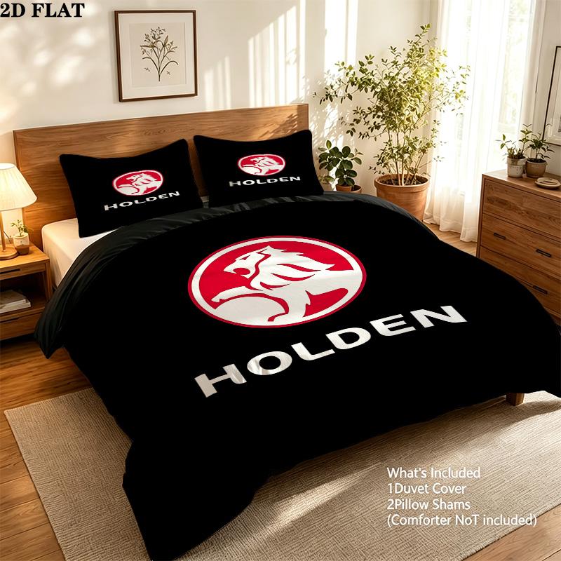 Holden Pattern Bedding Quilt Set Quilt Cover Pillowcase Home Birthday Gift(1 * duvet cover + 2 * pillowcase, without core)