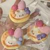 Fingertip Egg Tart Squishy Cartoon Slow Rebound Toy Sensory Fidget Ball Office Workers