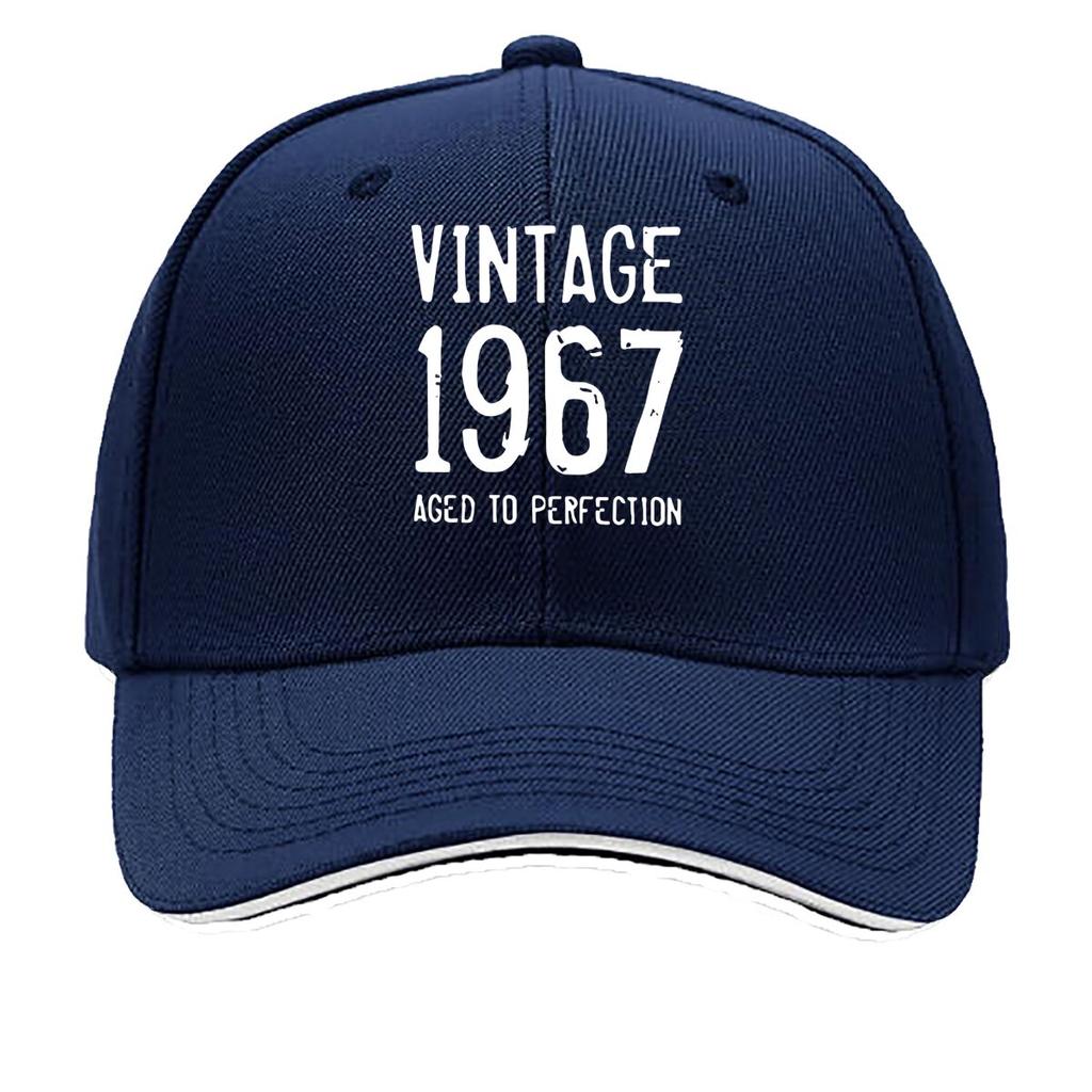 MAKEFGE Vintage Distressed Adjustable Unisex Hat with Retro Lettering Lightweight for Outdoo Sandwich Baseball Cap