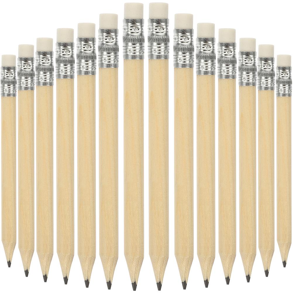 35/100pcs Short Wood Pencils With Eraser Golf Pencils Golf Pocket Pencil For Drawing Writing Small Log Pencil 10cm