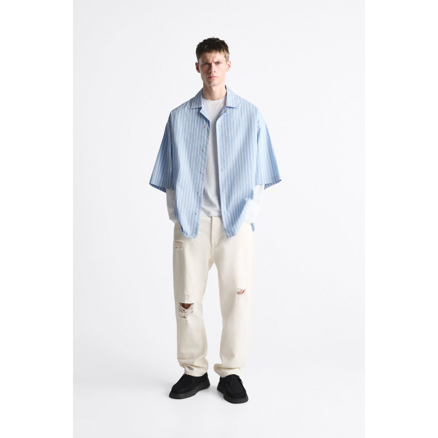 

STRIPED POPLIN SHIRT