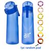 1 buc Sticlă Apă Aer cu 1 buc Capsulă Aromă Aleatorie Sport Modă Pai Plastic Cupă Etanșă pentru Sporturi în Aer Liber Fitness