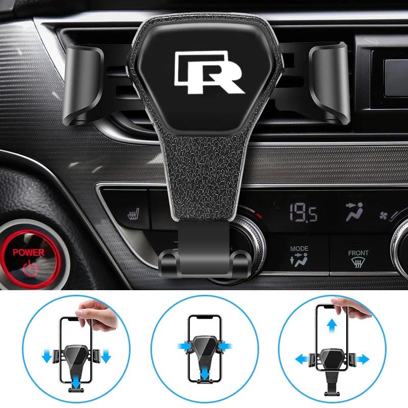 2026 Nový Pro VW VOLKSWAGEN Auto Gravitační typ Držák na telefon Klip do větrací mřížky Stojan Podpora GPS Pro VW R GTI Polo Golf Passat Tiguan Ar