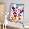 Disney 5D DIY Full Circle Diamond Painting Kit Mickey Minnie Romantic Rainbow Dream Home Decor Gift