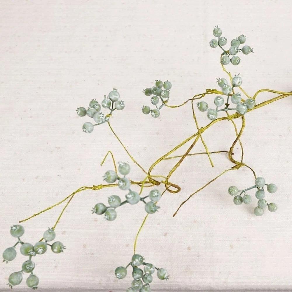 Fruits Flower Artificial Foam Berries Branch Faux Good Luck Fruits Fake Plants  Home Garden
