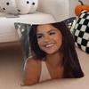 S-Selena Gomez Kissenbezug Leinen Kissenhülle Weich Atmungsaktiv Schutz Couch Zimmer Dekoration