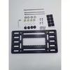 Car License Plate Bracket Front License Plate Holder Mounting Kit Universal Bumper Frame Mount With Stainless Steel Screw Cap
