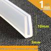 Silicone U-Shaped High-Temperature Waterproof Translucent Sealing and Decorative Strip for Fiberglass Edge Banding and Anti-Collision.