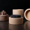 Solid Wood Volcanic Rock Essential Oil and Incense Diffuser with Perfume Flower Stand