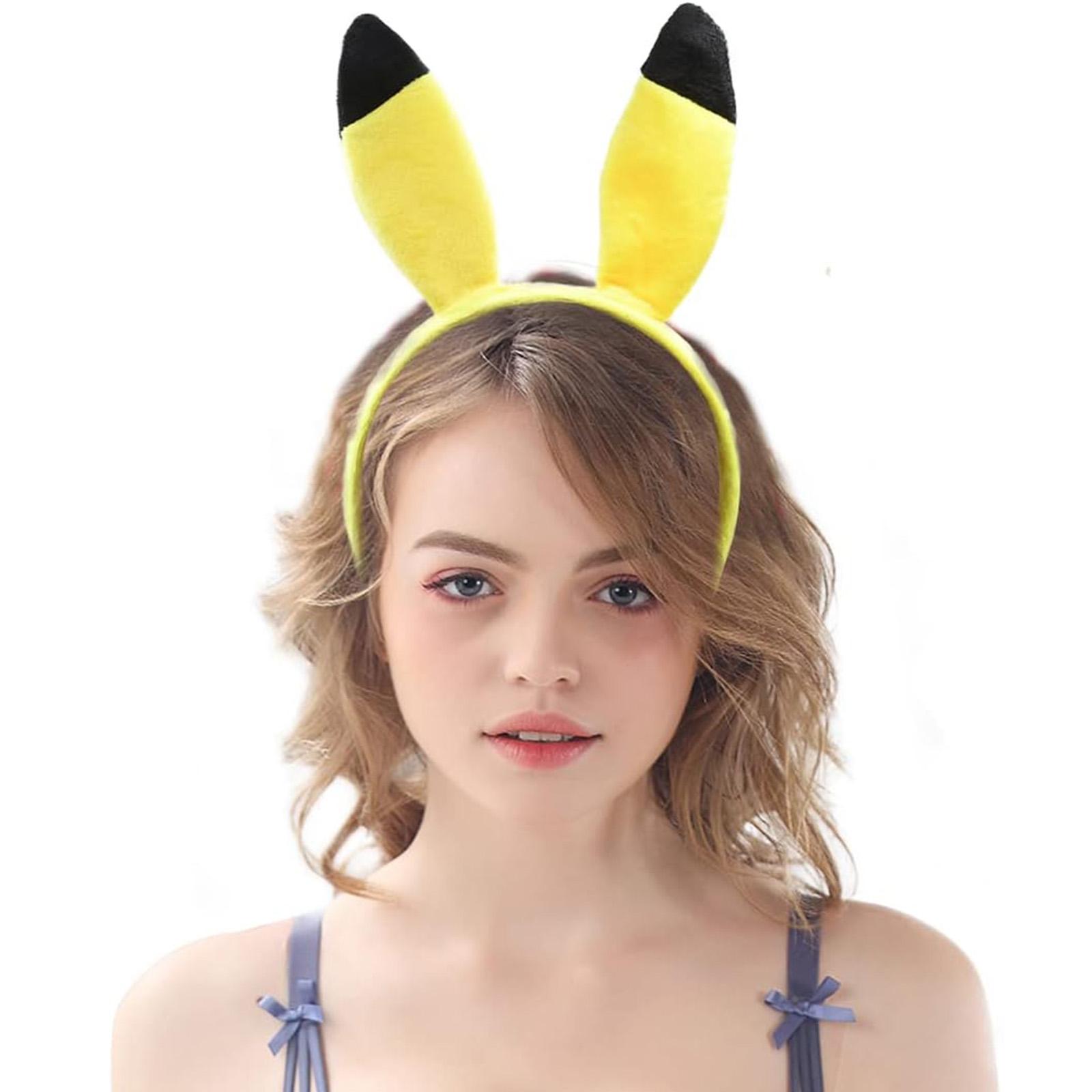 

Желтый мультяшный ободок с ушками - Хэллоуин, Рождество, тематическая вечеринка, аниме, косплей, костюм, ободки