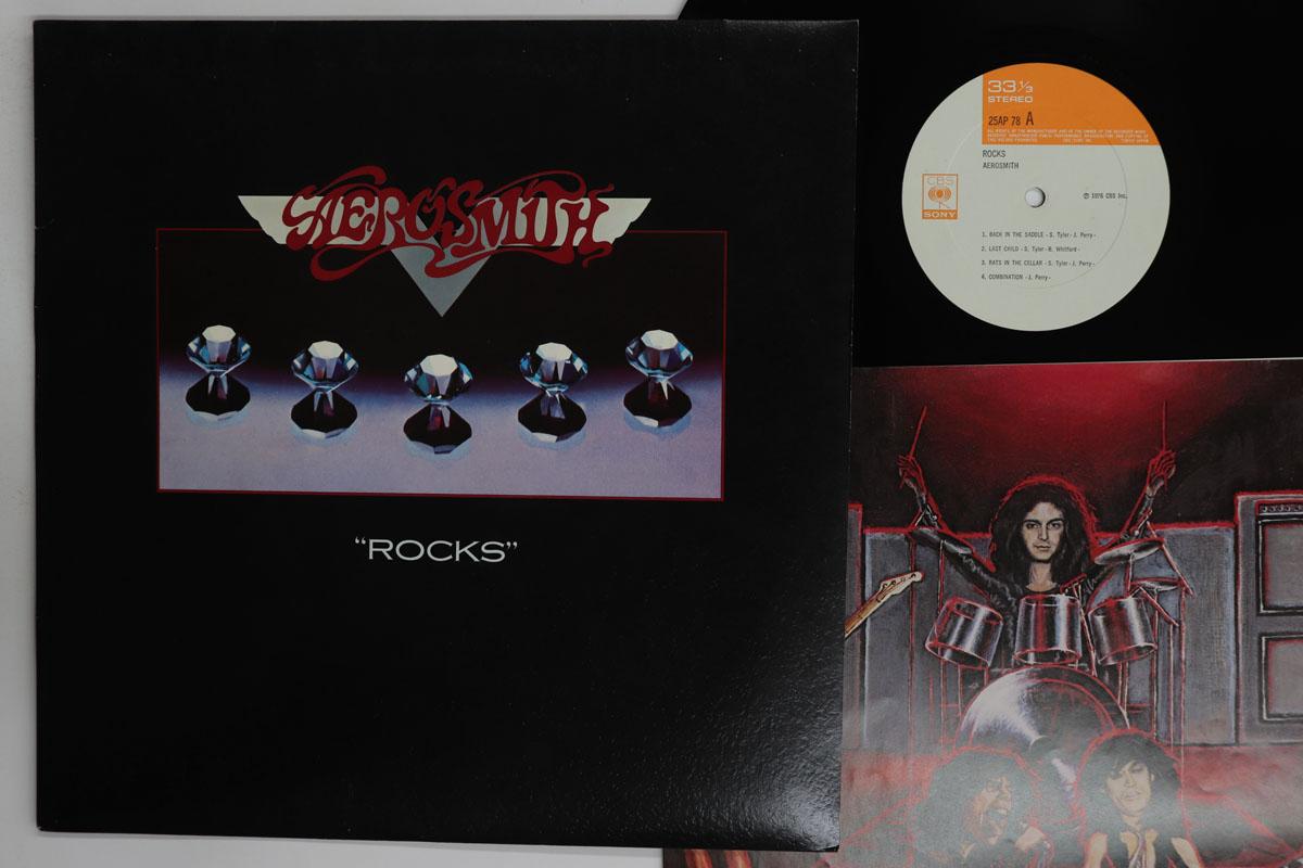 

LP Record AEROSMITH Rocks 25AP78 CBS SONY 1977 Japan Rock Used