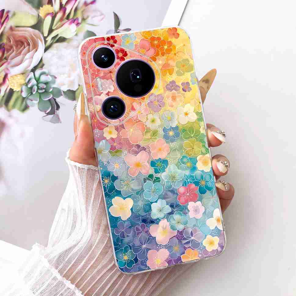 For Huawei Pura 70 Pro HBN-LX9 Case Luxurious Pattern Butterfly TPU Back Cover For Pura 70Pro+ 70 Pro Plus HBN-AL10 Phone Shell
