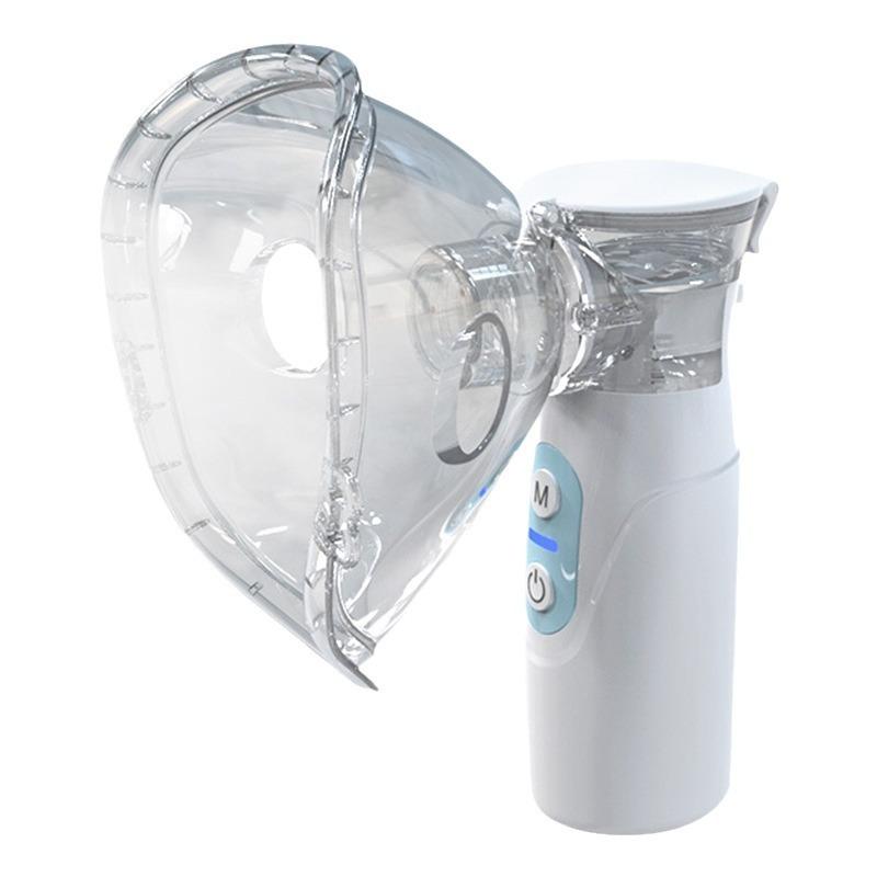 

Ручной небулайзер большой емкости медицинский портативный небулайзер бытовой детский взрослый оральный назальный небулайзер аппарат для лечения White