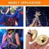 Brass Finger Cymbals for Belly Dance 1 Pair Orff Percussion Instrument for Classroom Music Practice Show