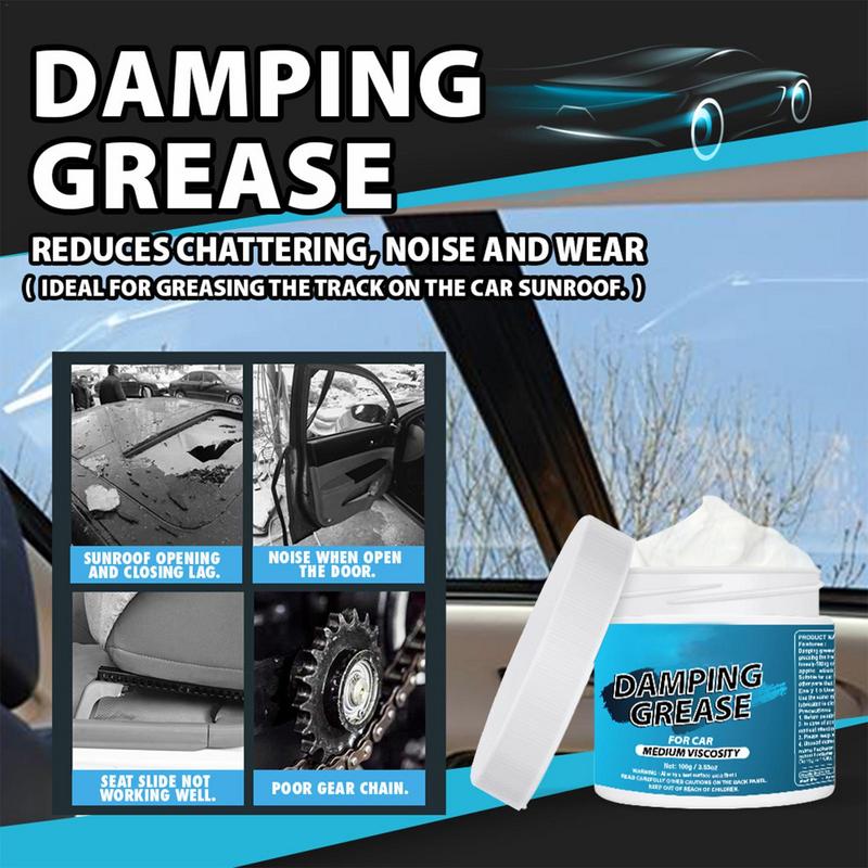 Damping Grease Lubricant Waterproof Mechanical Damping Grease Industrial Lubricants Heat Resistant Versatile Car Interior