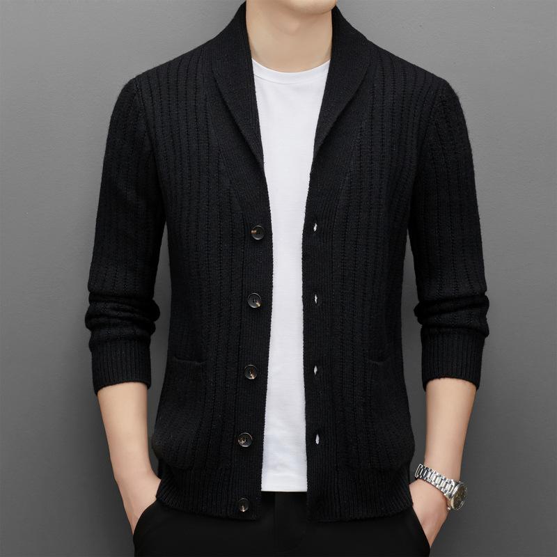 

Осенние и зимние новые повседневные свитера для мужчин, молодежная мода, теплые свитера, модные кардиганы для мужчин 3XL