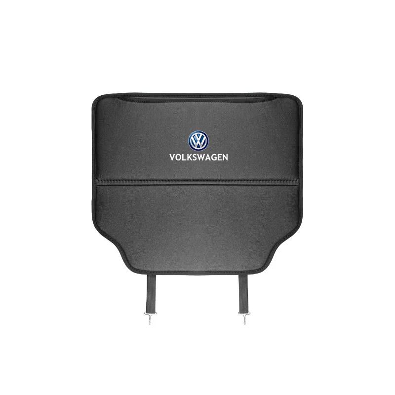 

VW GTI GOLF 2026 Hot For VW VOLKSWAGEN Car Seat Back Leather Anti- kick Scratch Mat For Volkswagen R-Line R GTI Polo T5 Golf Pas