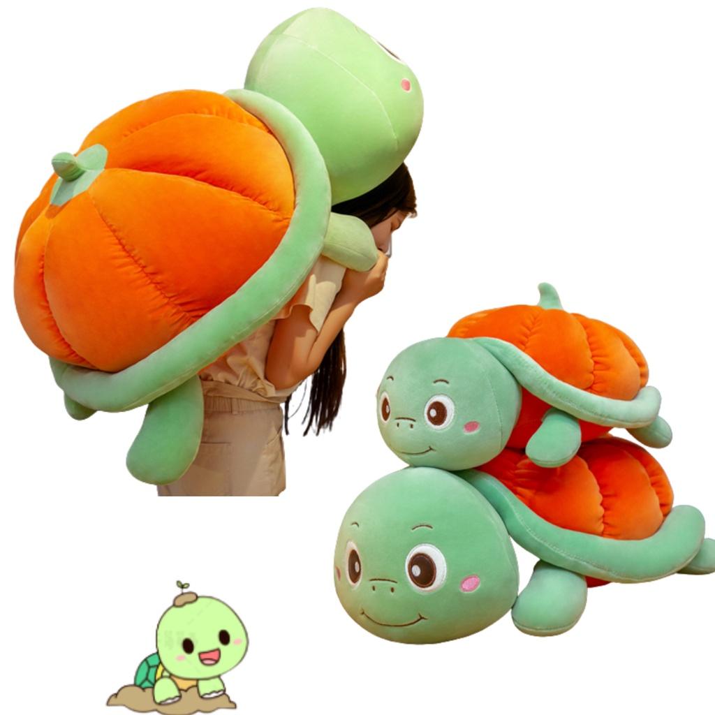 Creative Pumpkin Turtle Plush Toy Perfect Gift For Children And Girlfriend