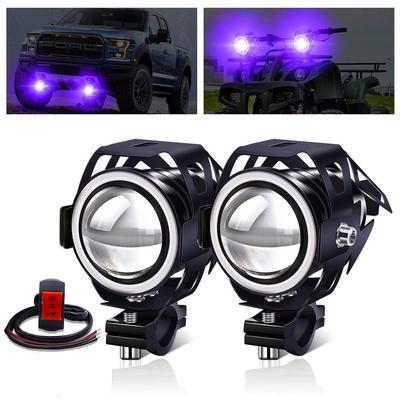 Motocyklové mlhové světlo X-STYLE U7, přepínání 4 režimů, Squid Ring/Hi/Lo/Stroboskop, projektor, 12 V, 24 W