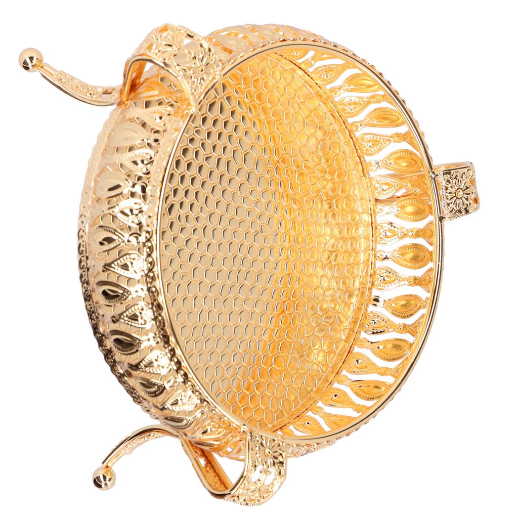 Fruit Tray Metal Round Place Snacks Small Jewelry Multifunctional Home Ornaments