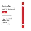 Fibbia di Regolazione Corda Tenda in Alluminio Antivento Grande 10cm
