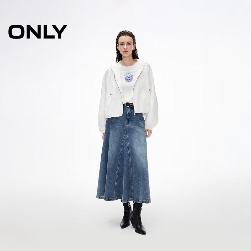 ONLY Women's Hooded Drawstring Short Jacket