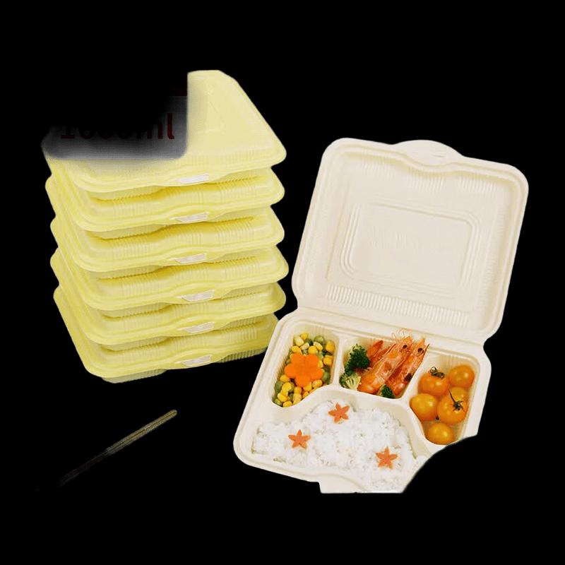 Food Grade Disposable 4-Compartment Meal Prep Containers