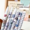 Erasable Gel Pen Cute Cartoon Pattern 0.5 Mm. 12 Pieces