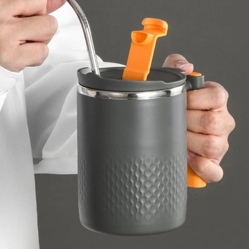 Convenient Insulated Drinkware Easy Carry Stainless Steel Mug for Hot Beverages Coffee Drinking Cup for Everyday Use